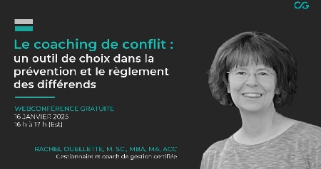 Le coaching de conflit : un outil de choix dans la prévention et le règlement des différends