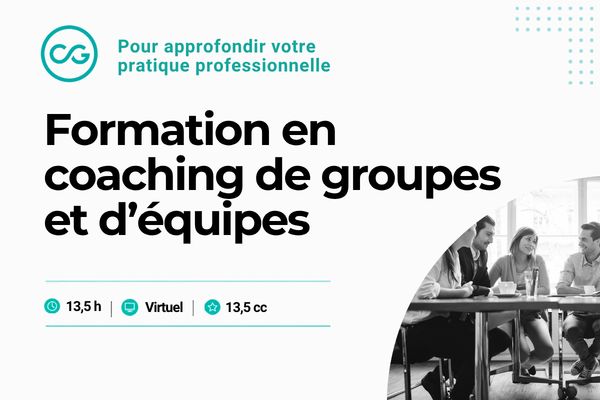Développer des compétences en coaching de groupes et d'équipes