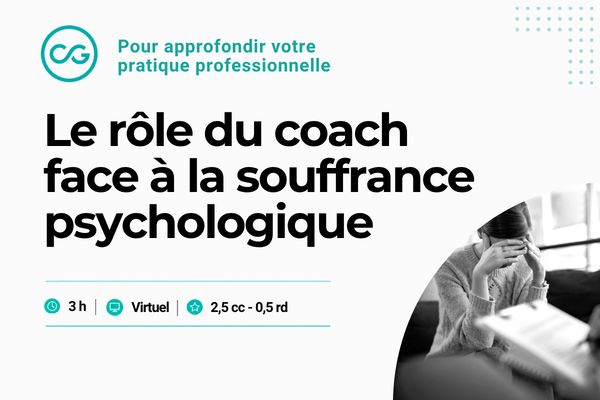 Le rôle du coach face à la souffrance psychologique