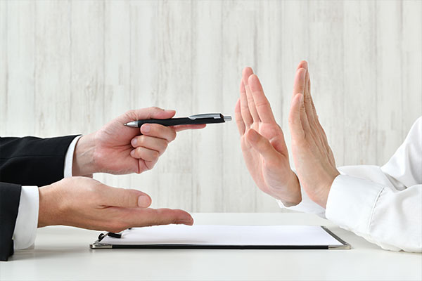 Comment accueillir un refus