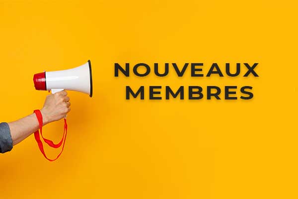 Nouveaux membres - New members - février 2025